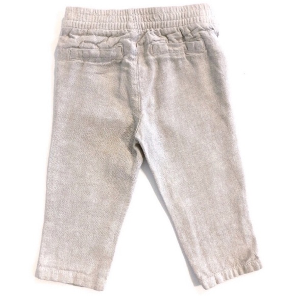 6-12M Plaid Button Down Shirt & Linen Pant - Picture 6 of 7